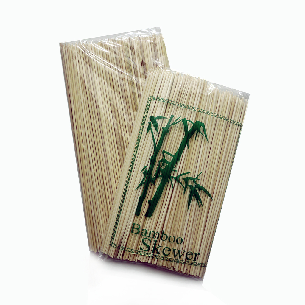 Bamboo skewers packed